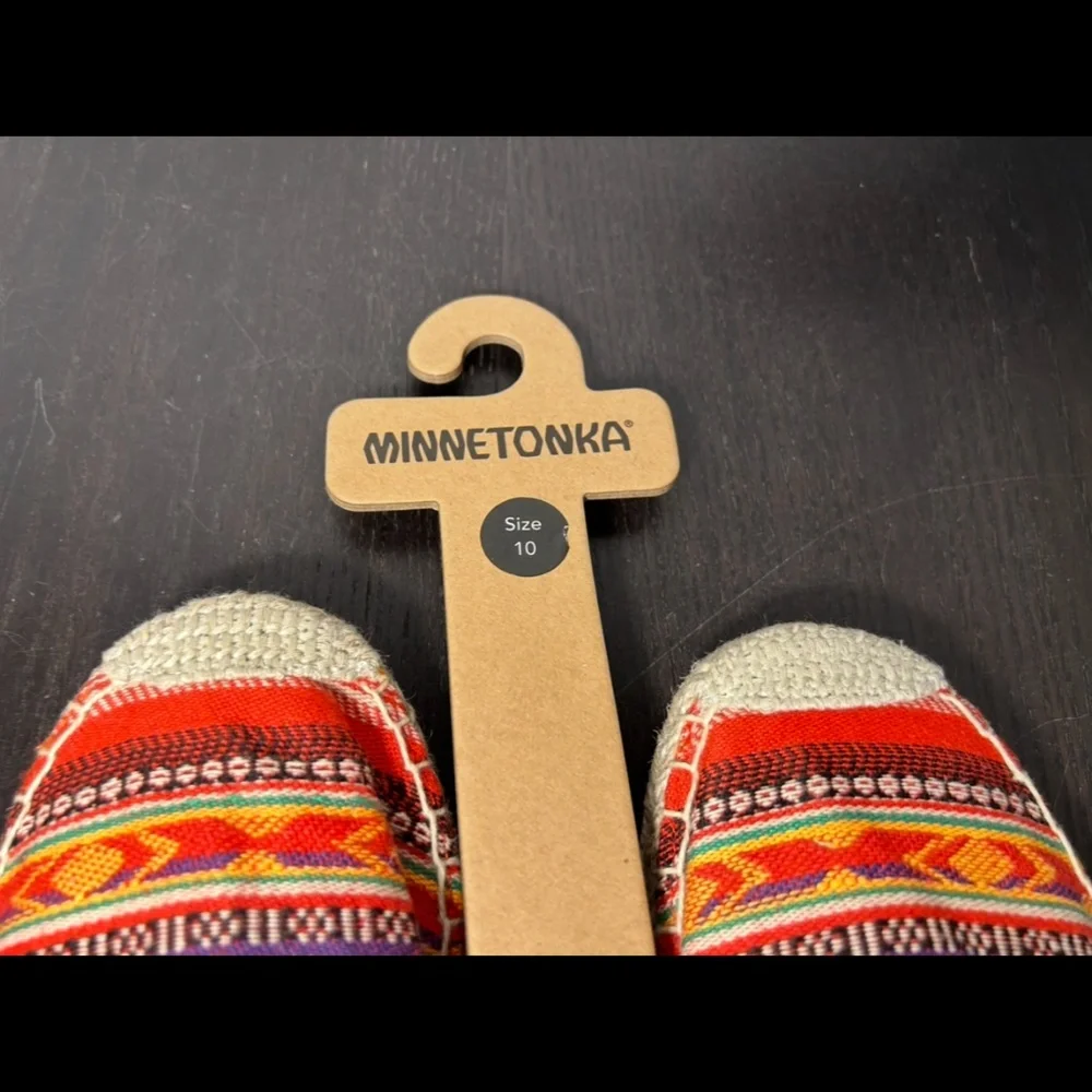 Minnetonka Pam Espadrilles Frisco Stripe Multicolor Womans 10